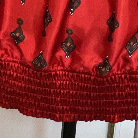 Lane Bryant beautiful halter with fringe tassel asian pattern size 20 - Picture 5 of 6